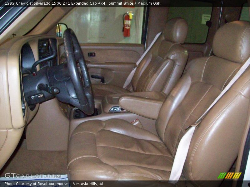 Summit White / Medium Oak 1999 Chevrolet Silverado 1500 Z71 Extended Cab 4x4
