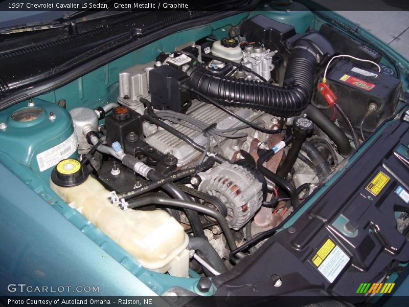 Green Metallic / Graphite 1997 Chevrolet Cavalier LS Sedan