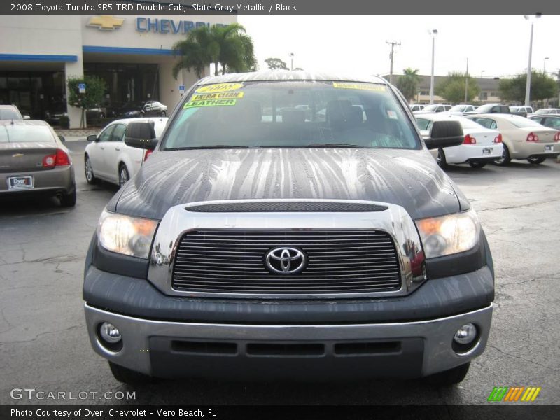 Slate Gray Metallic / Black 2008 Toyota Tundra SR5 TRD Double Cab