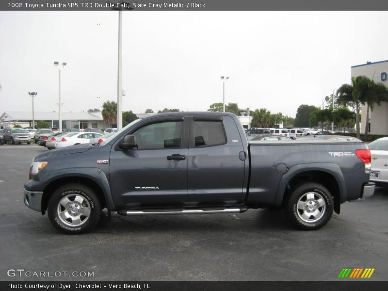 Slate Gray Metallic / Black 2008 Toyota Tundra SR5 TRD Double Cab