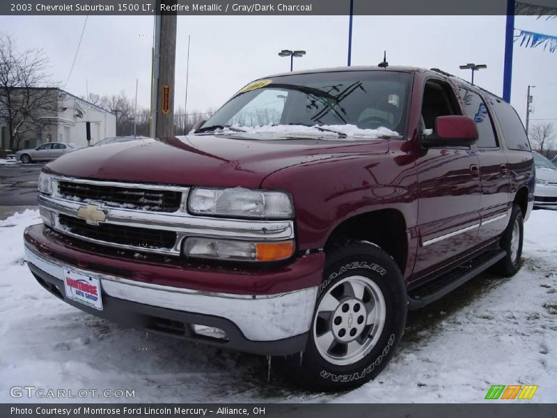 Redfire Metallic / Gray/Dark Charcoal 2003 Chevrolet Suburban 1500 LT