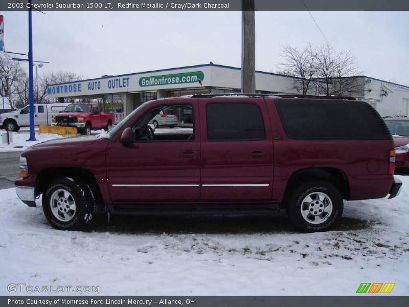 Redfire Metallic / Gray/Dark Charcoal 2003 Chevrolet Suburban 1500 LT