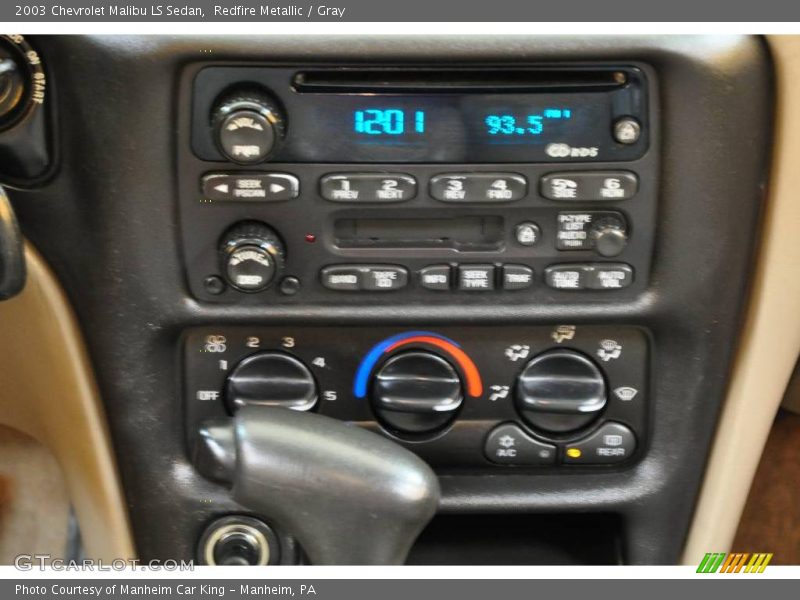 Redfire Metallic / Gray 2003 Chevrolet Malibu LS Sedan