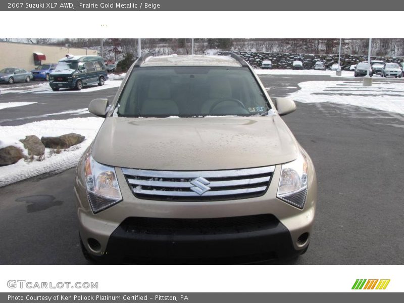 Prairie Gold Metallic / Beige 2007 Suzuki XL7 AWD