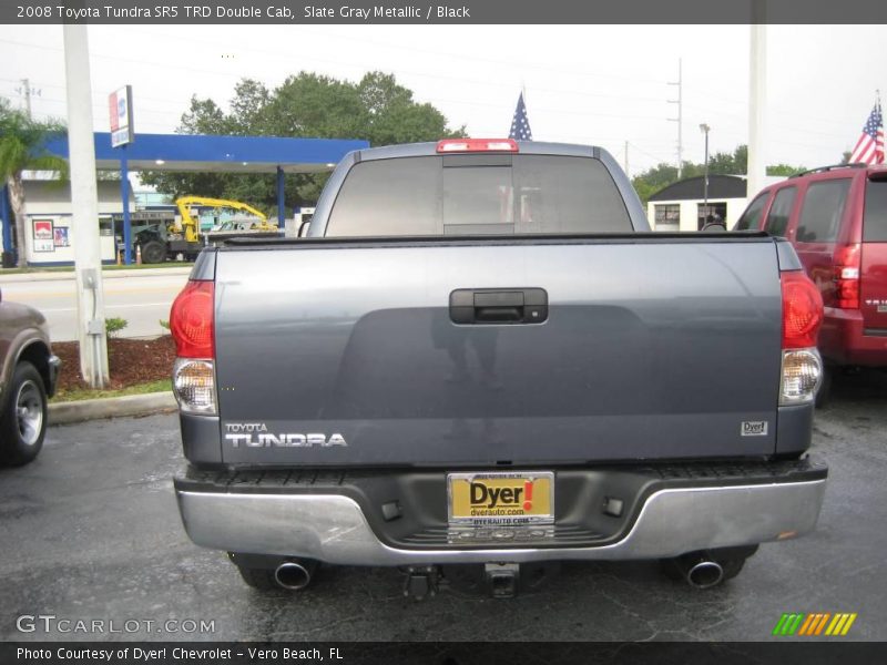 Slate Gray Metallic / Black 2008 Toyota Tundra SR5 TRD Double Cab