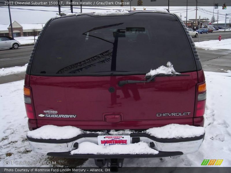 Redfire Metallic / Gray/Dark Charcoal 2003 Chevrolet Suburban 1500 LT