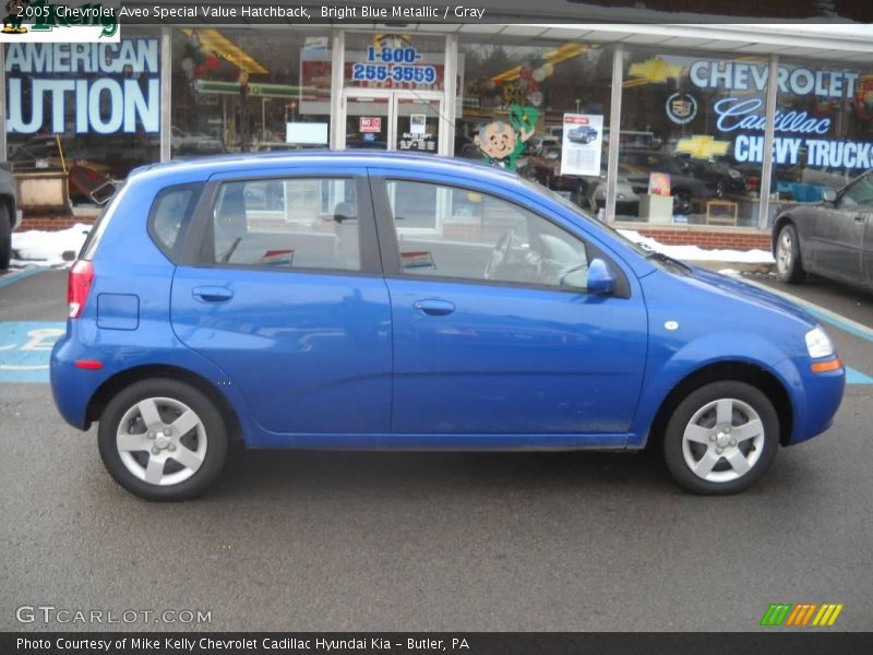 Bright Blue Metallic / Gray 2005 Chevrolet Aveo Special Value Hatchback