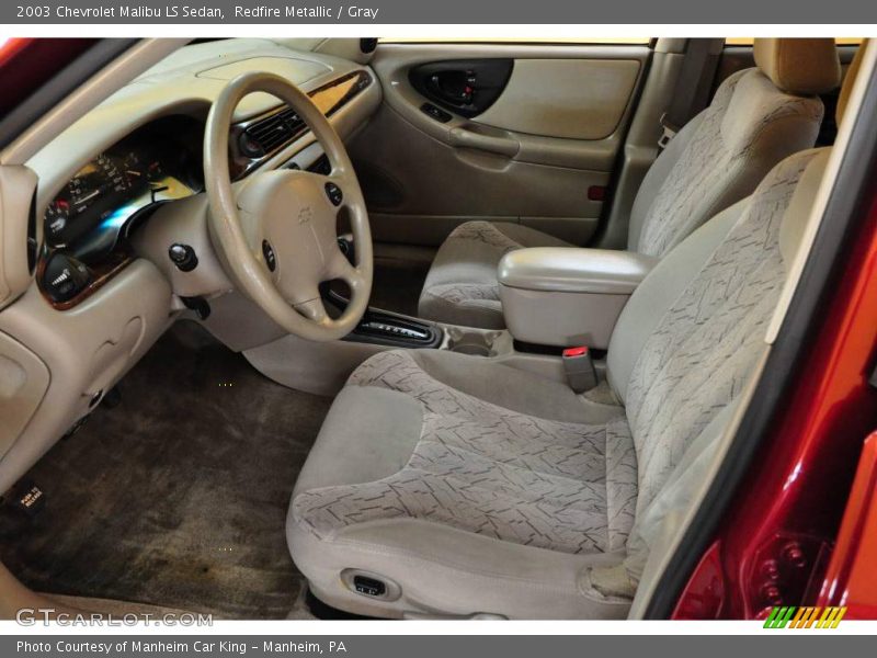 Redfire Metallic / Gray 2003 Chevrolet Malibu LS Sedan
