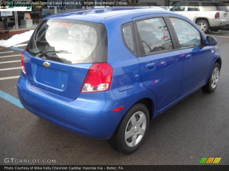Bright Blue Metallic / Gray 2005 Chevrolet Aveo Special Value Hatchback