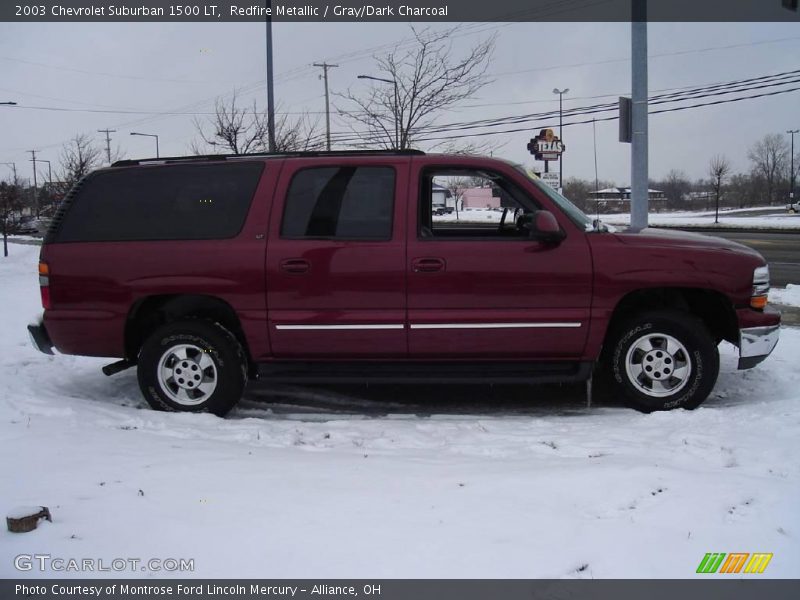Redfire Metallic / Gray/Dark Charcoal 2003 Chevrolet Suburban 1500 LT