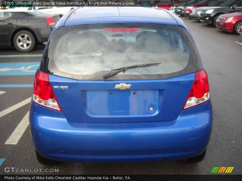 Bright Blue Metallic / Gray 2005 Chevrolet Aveo Special Value Hatchback