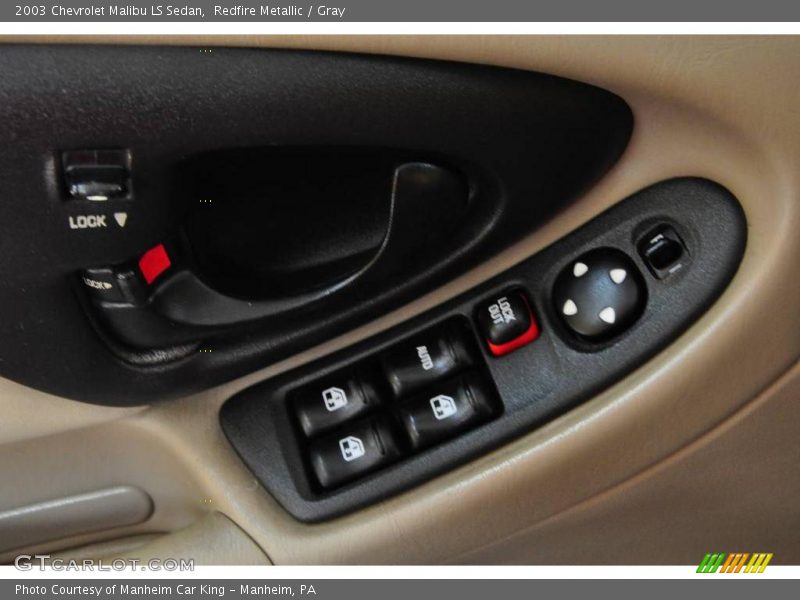 Redfire Metallic / Gray 2003 Chevrolet Malibu LS Sedan