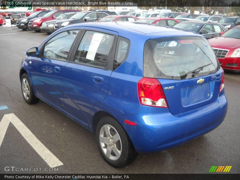 Bright Blue Metallic / Gray 2005 Chevrolet Aveo Special Value Hatchback