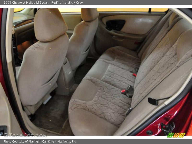 Redfire Metallic / Gray 2003 Chevrolet Malibu LS Sedan