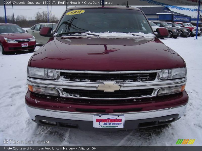 Redfire Metallic / Gray/Dark Charcoal 2003 Chevrolet Suburban 1500 LT