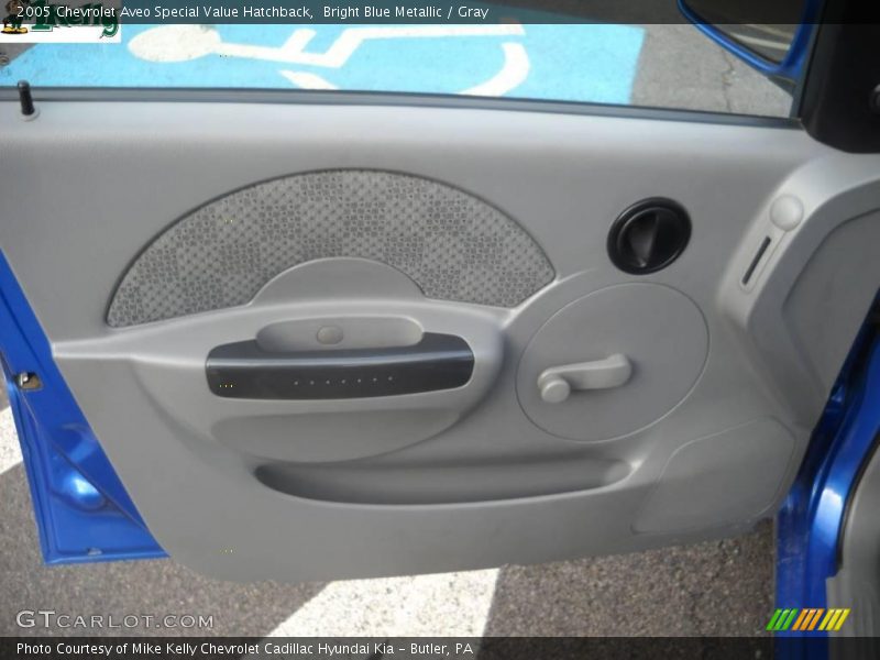 Bright Blue Metallic / Gray 2005 Chevrolet Aveo Special Value Hatchback