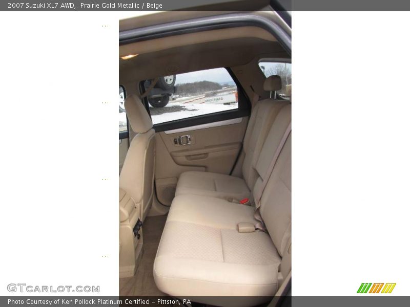 Prairie Gold Metallic / Beige 2007 Suzuki XL7 AWD
