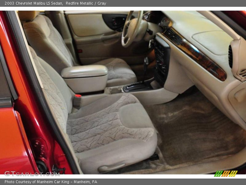 Redfire Metallic / Gray 2003 Chevrolet Malibu LS Sedan