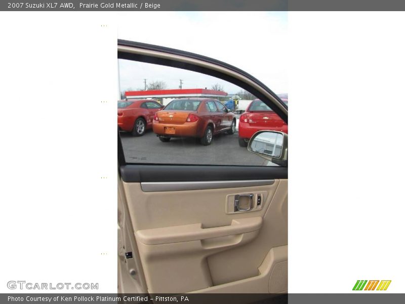 Prairie Gold Metallic / Beige 2007 Suzuki XL7 AWD