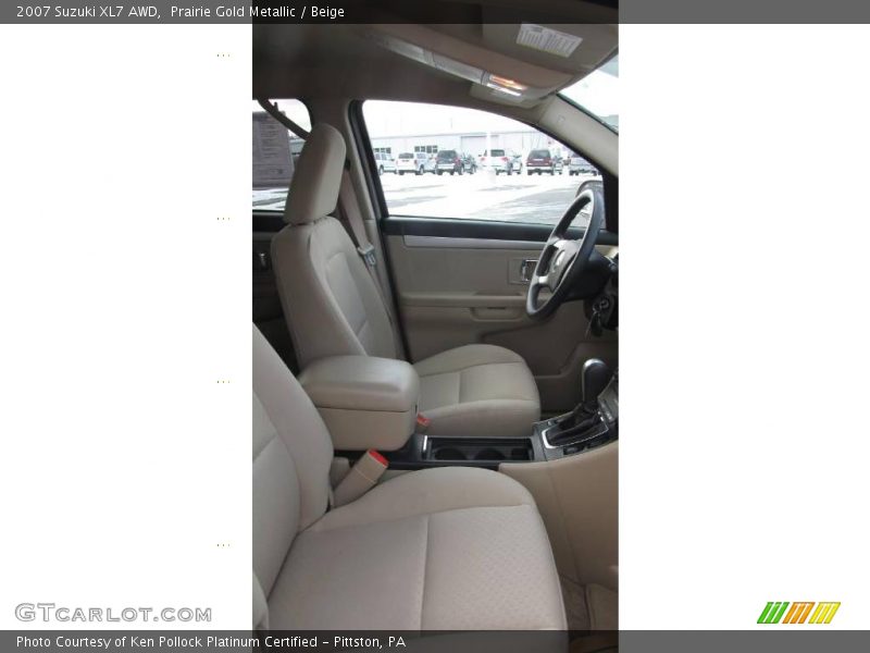 Prairie Gold Metallic / Beige 2007 Suzuki XL7 AWD