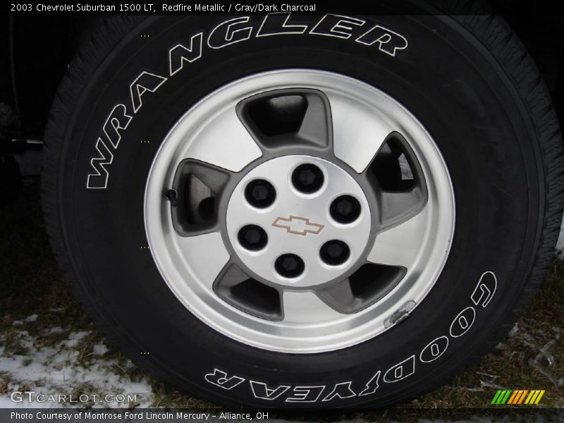 Redfire Metallic / Gray/Dark Charcoal 2003 Chevrolet Suburban 1500 LT