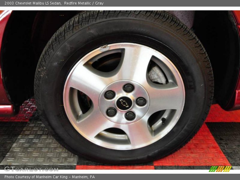 Redfire Metallic / Gray 2003 Chevrolet Malibu LS Sedan