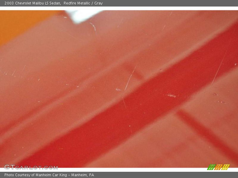 Redfire Metallic / Gray 2003 Chevrolet Malibu LS Sedan