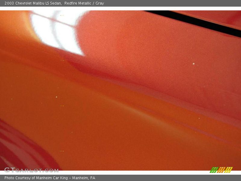 Redfire Metallic / Gray 2003 Chevrolet Malibu LS Sedan