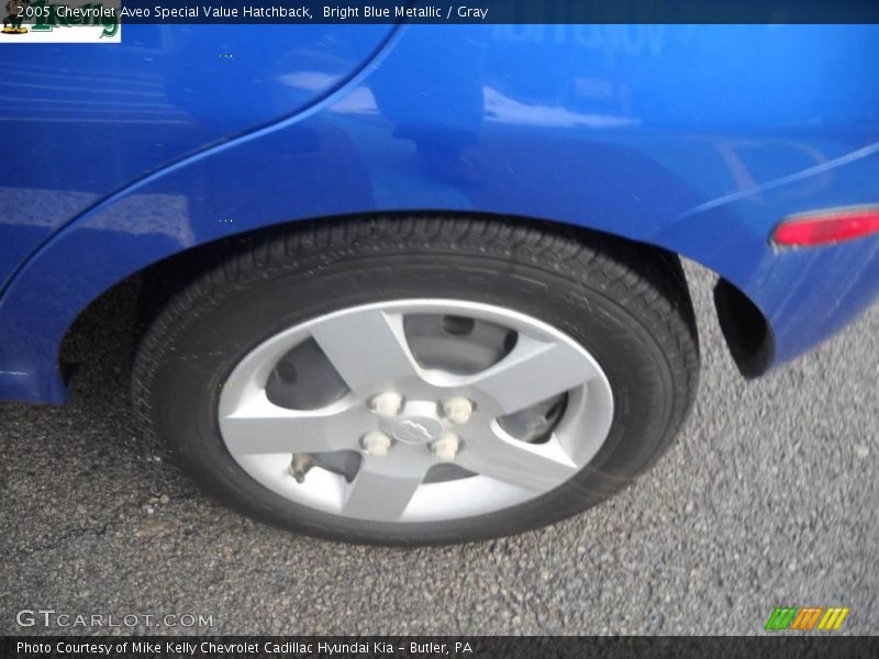 Bright Blue Metallic / Gray 2005 Chevrolet Aveo Special Value Hatchback