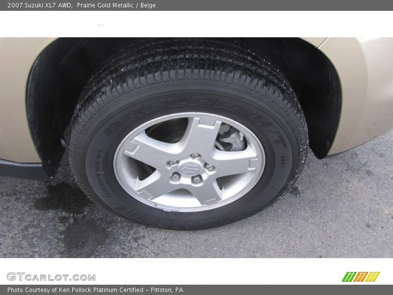 Prairie Gold Metallic / Beige 2007 Suzuki XL7 AWD