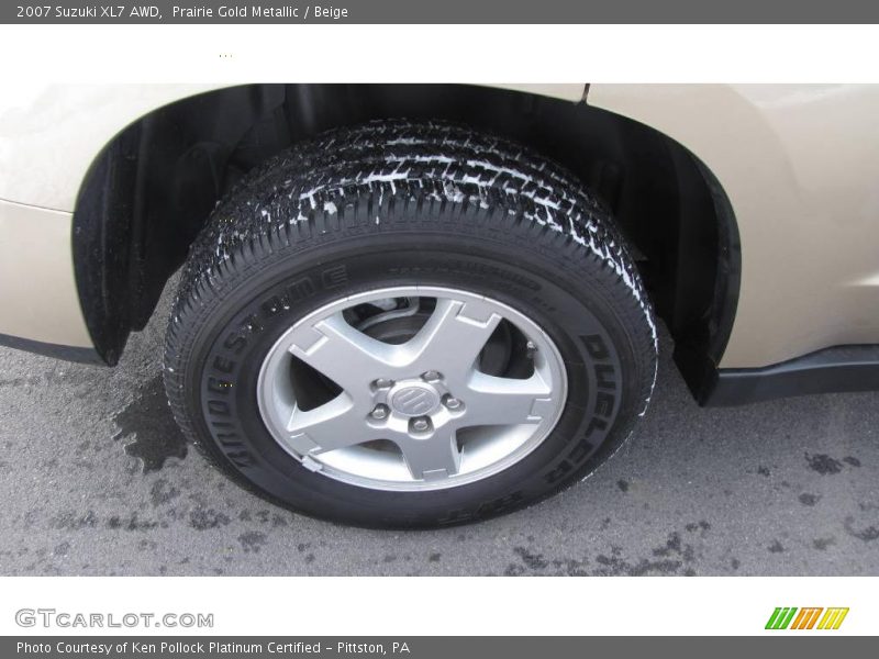 Prairie Gold Metallic / Beige 2007 Suzuki XL7 AWD