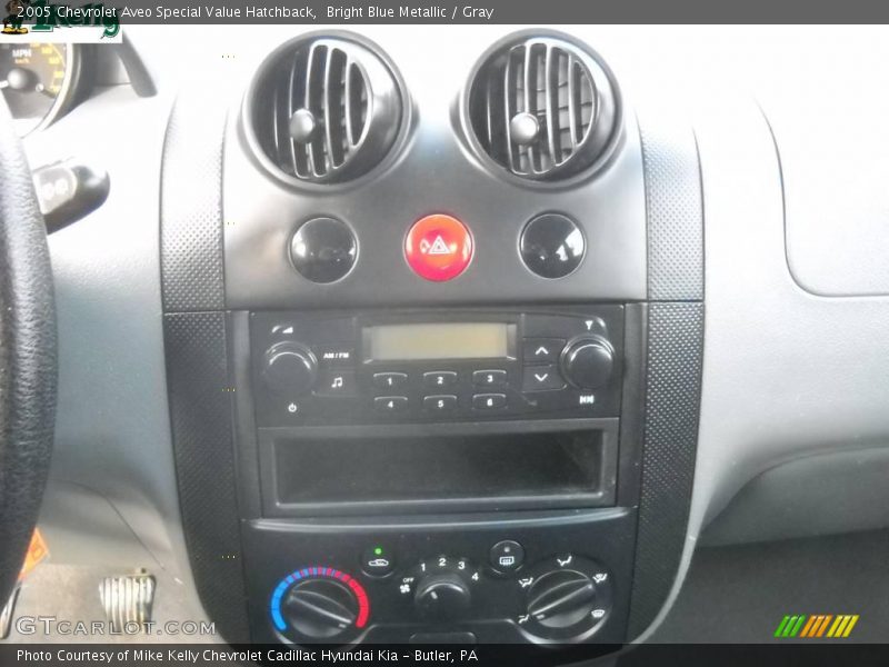 Bright Blue Metallic / Gray 2005 Chevrolet Aveo Special Value Hatchback
