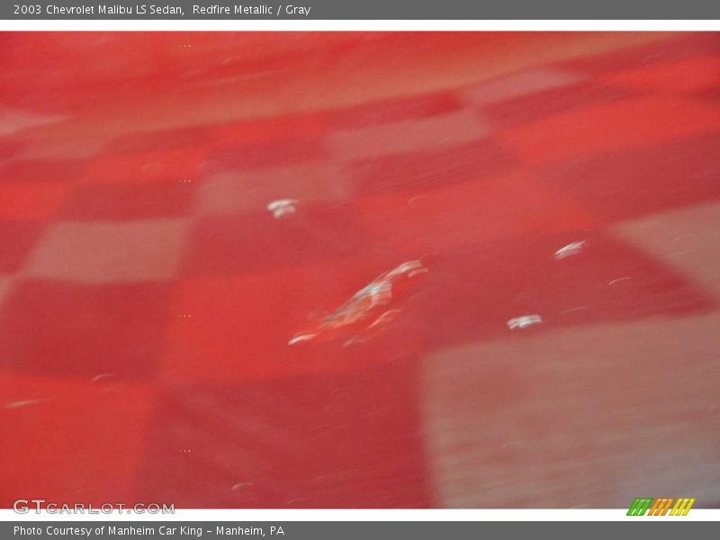Redfire Metallic / Gray 2003 Chevrolet Malibu LS Sedan
