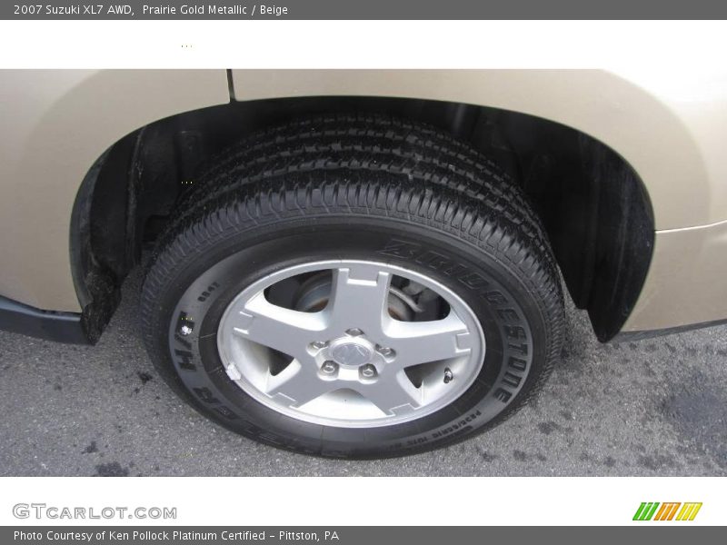 Prairie Gold Metallic / Beige 2007 Suzuki XL7 AWD