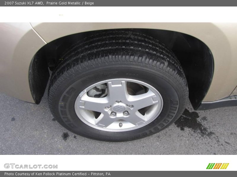 Prairie Gold Metallic / Beige 2007 Suzuki XL7 AWD