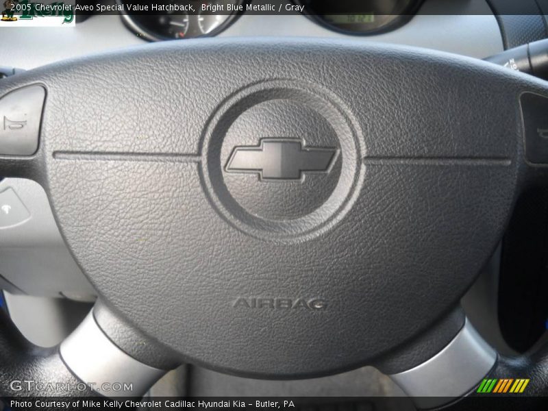 Bright Blue Metallic / Gray 2005 Chevrolet Aveo Special Value Hatchback