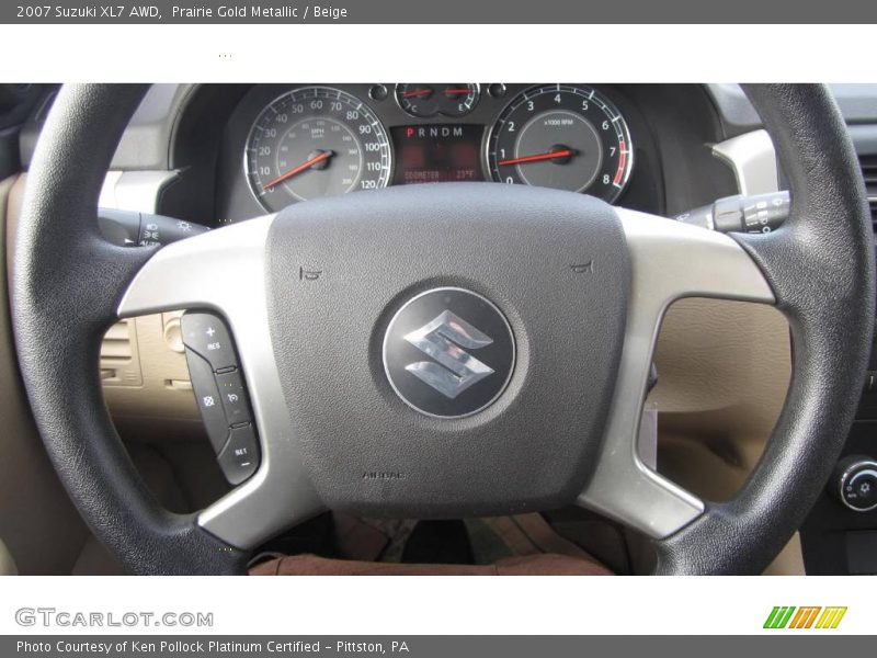 Prairie Gold Metallic / Beige 2007 Suzuki XL7 AWD