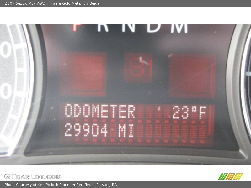 Prairie Gold Metallic / Beige 2007 Suzuki XL7 AWD