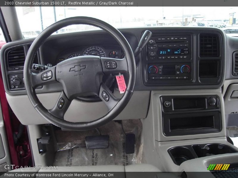 Redfire Metallic / Gray/Dark Charcoal 2003 Chevrolet Suburban 1500 LT