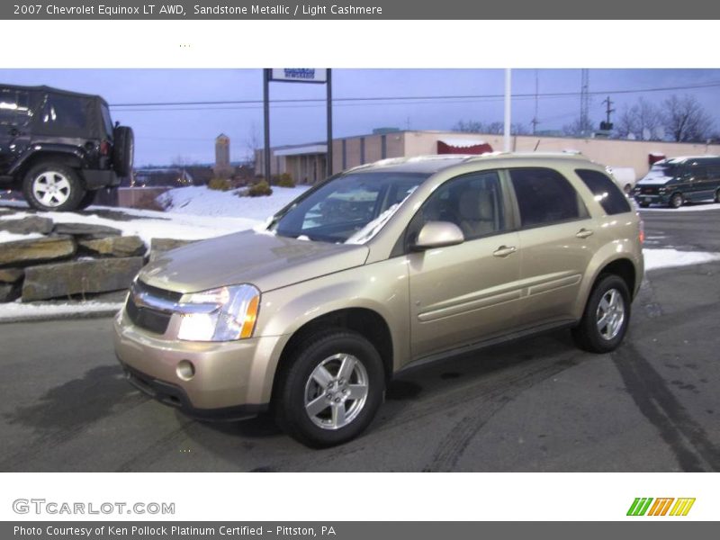 Sandstone Metallic / Light Cashmere 2007 Chevrolet Equinox LT AWD