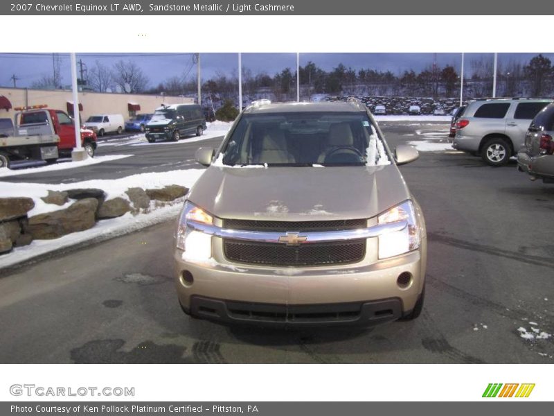 Sandstone Metallic / Light Cashmere 2007 Chevrolet Equinox LT AWD