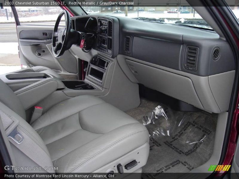 Redfire Metallic / Gray/Dark Charcoal 2003 Chevrolet Suburban 1500 LT