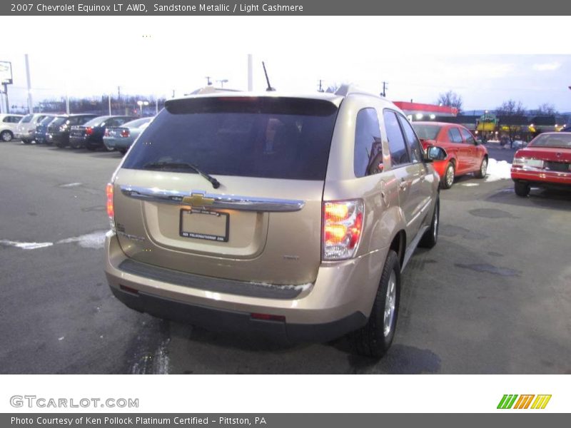 Sandstone Metallic / Light Cashmere 2007 Chevrolet Equinox LT AWD