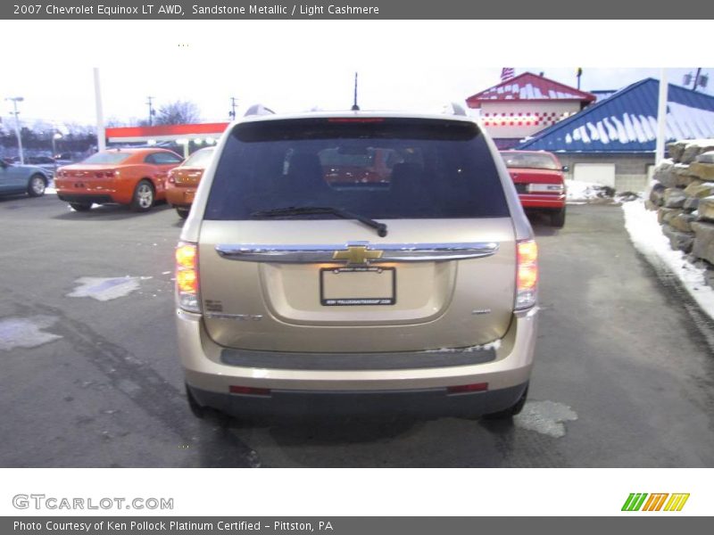 Sandstone Metallic / Light Cashmere 2007 Chevrolet Equinox LT AWD