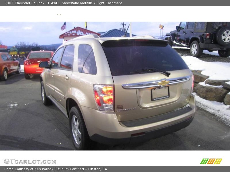 Sandstone Metallic / Light Cashmere 2007 Chevrolet Equinox LT AWD