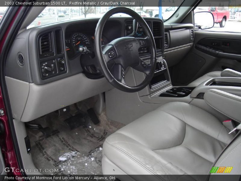 Redfire Metallic / Gray/Dark Charcoal 2003 Chevrolet Suburban 1500 LT