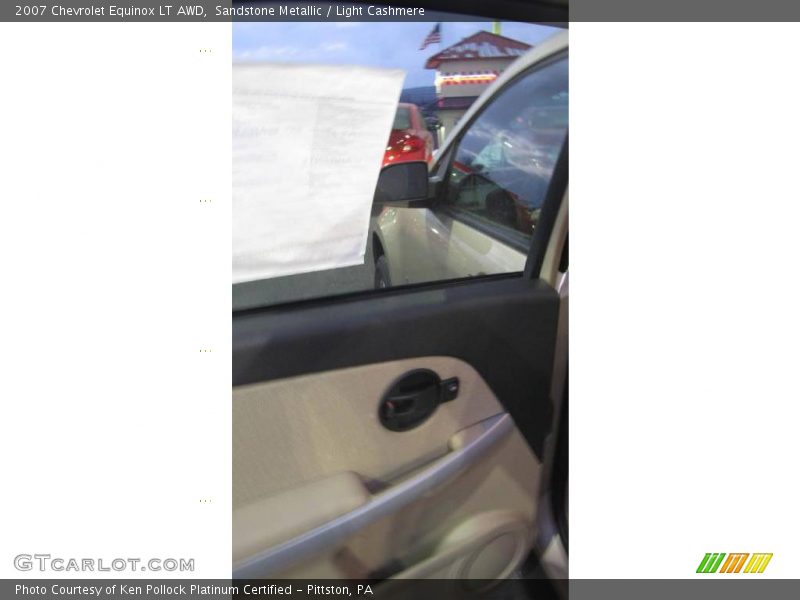 Sandstone Metallic / Light Cashmere 2007 Chevrolet Equinox LT AWD