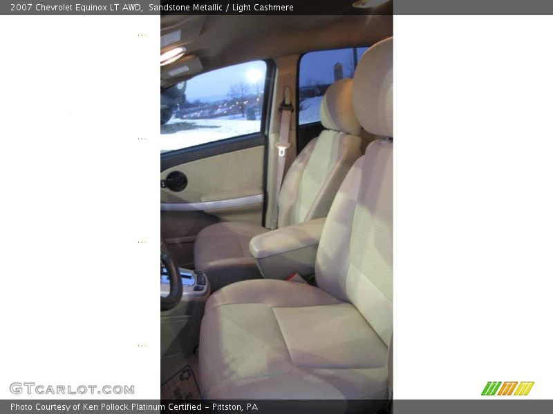 Sandstone Metallic / Light Cashmere 2007 Chevrolet Equinox LT AWD