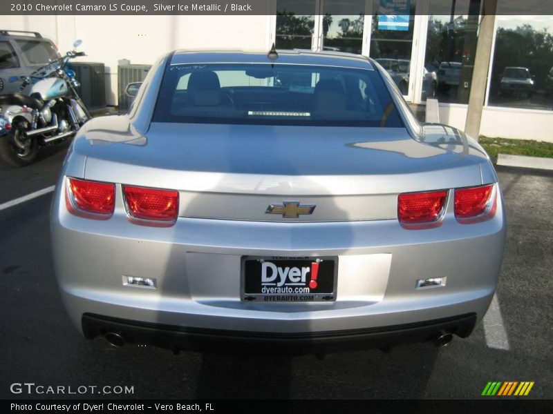 Silver Ice Metallic / Black 2010 Chevrolet Camaro LS Coupe