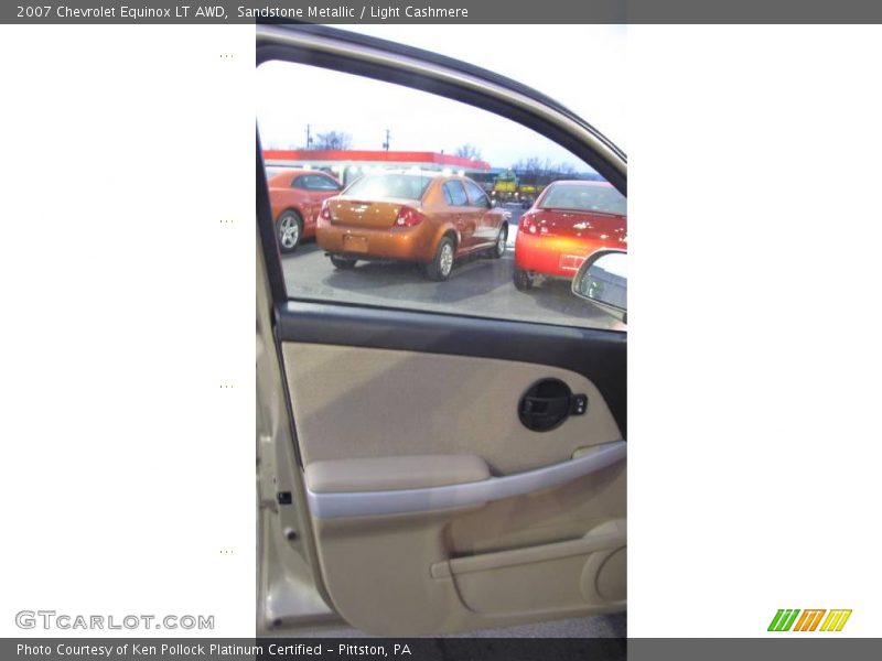 Sandstone Metallic / Light Cashmere 2007 Chevrolet Equinox LT AWD